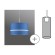 60324 Абажур DecoSystems Schirm Ribbon 50W Lila Stoff