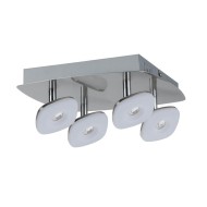 66653 Spotlight Squarelense 4x5W Ni 230V Mt/Ac 66653 Spotlight Squarelense 4x5W Ni 230V Mt/Ac