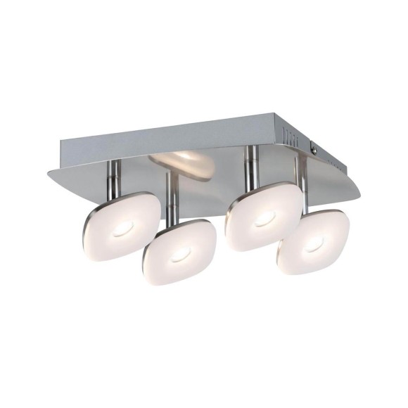 66653 Spotlight Squarelense 4x5W Ni 230V Mt/Ac 66653 Spotlight Squarelense 4x5W Ni 230V Mt/Ac