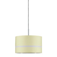 60325 Абажур DecoSystems Schirm Ribbon 50W Gelb Stoff