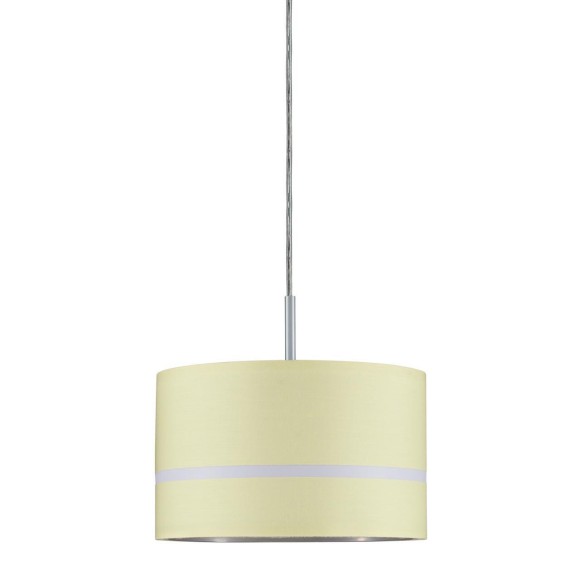 60325 Абажур DecoSystems Schirm Ribbon 50W Gelb Stoff