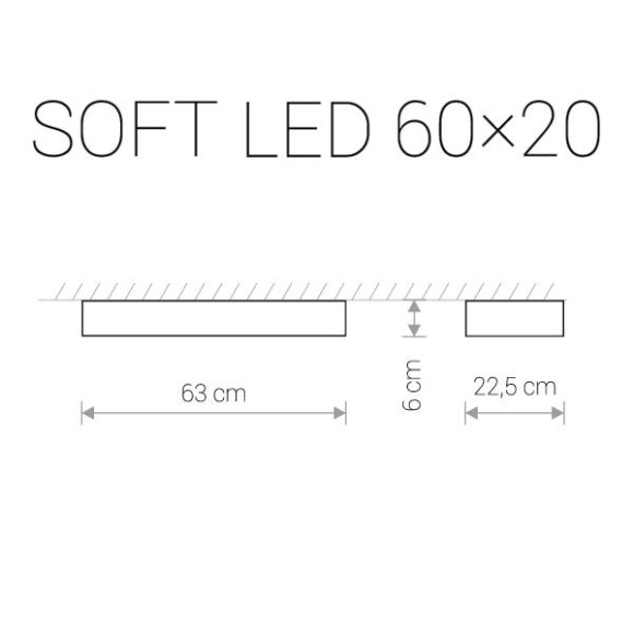 Потолочный светодиодный светильник Nowodvorski Soft Led 9534 Потолочный светодиодный светильник Nowodvorski Soft Led 9534