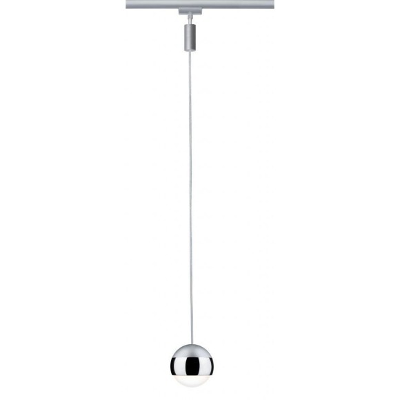 95457 URail LED Pendel CapsuleII 1x6W Chr m dm