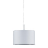 60326 Абажур DecoSystems Schirm Mono 50W Weiß Stoff