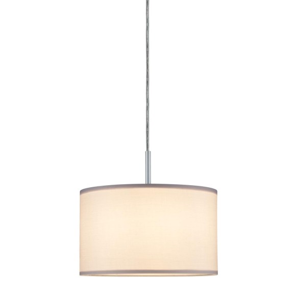 60326 Абажур DecoSystems Schirm Mono 50W Weiß Stoff