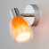 Настенный светильник с поворотным стеклянным плафоном 20119/1 оранжевый