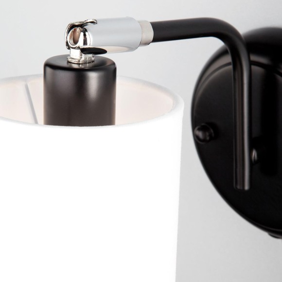 Бра в стиле лофт с поворотными рожками 70072/1 белый Бра в стиле лофт с поворотными рожками 70072/1 белый