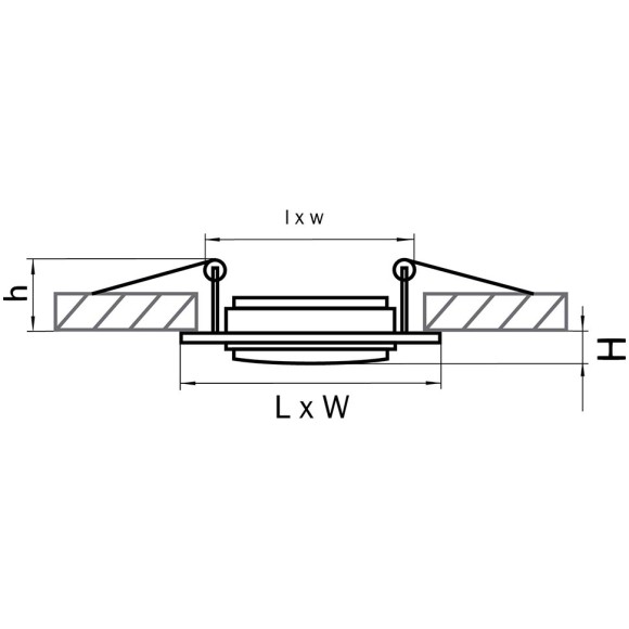 Светильник точечный встраиваемый декоративный Lightstar Singo 011621