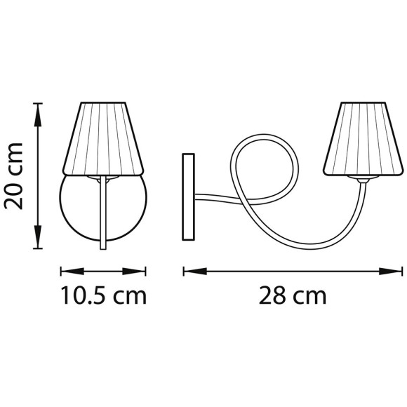 Бра Lightstar Vortico 814613