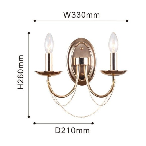 Бра F-Promo Plini 2591-2W Бра F-Promo Plini 2591-2W