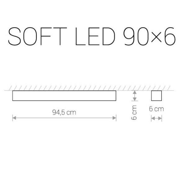 Потолочный светодиодный светильник Nowodvorski Soft Led 9536