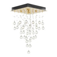 Каскадная люстра Arti Lampadari Flusso H 1.4.30.615 G Каскадная люстра Arti Lampadari Flusso H 1.4.30.615 G