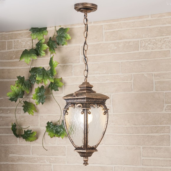 Andromeda H черное золото уличный подвесной светильник IP44 GLYF-8024H Elektrostandard Andromeda H черное золото уличный подвесной светильник IP44 GLYF-8024H Elektrostandard