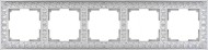 Рамка на 5 постов (жемчужный) Werkel WL07-Frame-05 Рамка на 5 постов (жемчужный) Werkel WL07-Frame-05