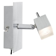 60118 Св-к QuadLED 1x3W, 230V/12V,  алюм, тертый         