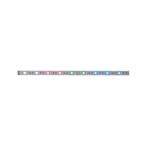 Лента светодиодная Paulmann MaxLED 250 1м 7Вт 270лм 3000К LED IP20 24В RGBW Серебряный Пластик 79865
