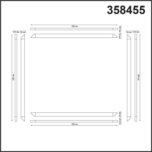 358455 SPOT NT20 116 белый Светодиодн. св-ник встраив. в Армстронг IP20 LED 4000К 48W 100-265V NELIO 358455 SPOT NT20 116 белый Светодиодн. св-ник встраив. в Армстронг IP20 LED 4000К 48W 100-265V NELIO