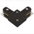 Коннекторы угловые черные для направляющих