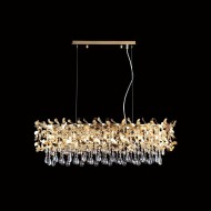 Подвесная люстра Crystal Lux Romeo SP8 Gold L1000 Подвесная люстра Crystal Lux Romeo SP8 Gold L1000
