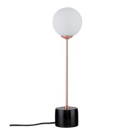 Настольный светильник Neordic Moa Paulmann макс.10Вт G9 230В Белый мрамор/Черный/Медь матовая 79662