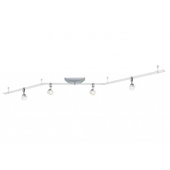 95077 Светильник трековый LED 4x5W, 2700K, хром