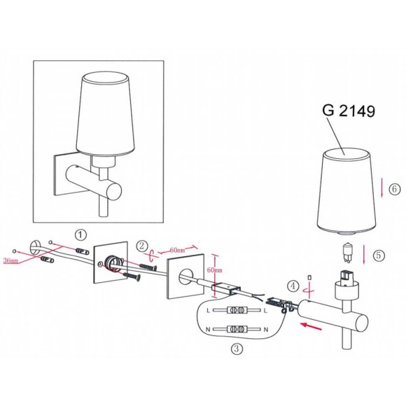 Бра Batto 2149/1W Odeon Light