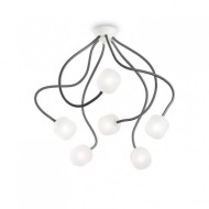 Потолочный светильник OCTOPUS PL6 NERO 174952 Потолочный светильник OCTOPUS PL6 NERO 174952