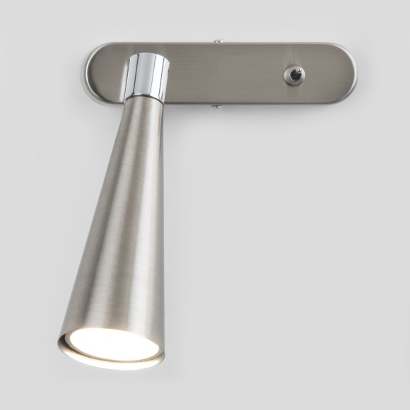 Horn GU10 SW сатинированный никель Настенный светильник MRL 1010 Elektrostandard