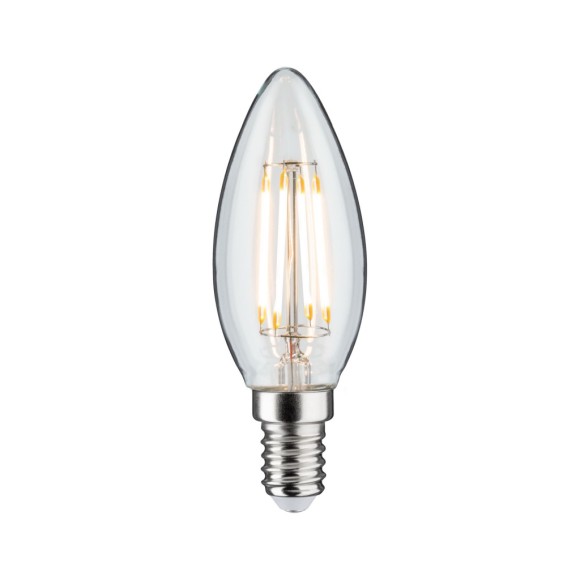 Лампа филаментная Paulmann Свеча 4.8Вт 470Лм 2700К Е14 230В Прозрачная Димм 28684