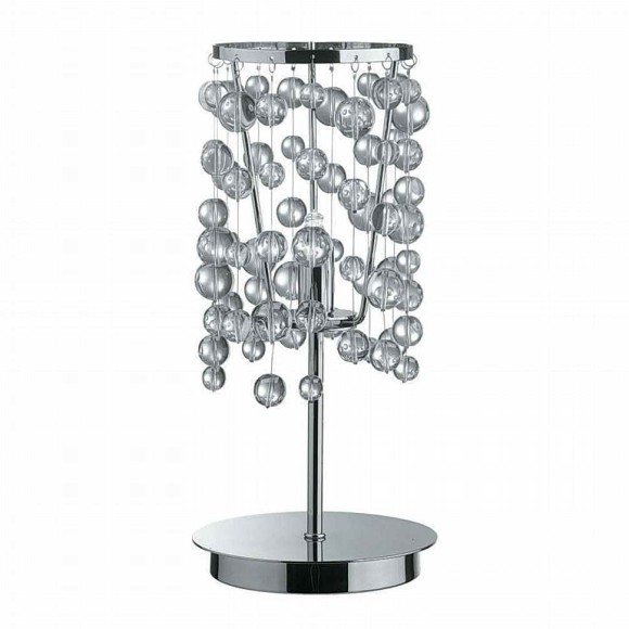 Настольная лампа Ideal Lux Neve TL1 H325мм 3.2Вт G9 300лм 2700К Хром/Прозрачный Стекло Выкл. 033945