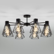 Потолочная люстра в стиле лофт 70107/8 черный