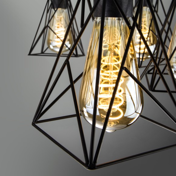 Потолочная люстра в стиле лофт 70107/8 черный Потолочная люстра в стиле лофт 70107/8 черный