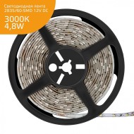 Светодиодная влагозащищенная лента Gauss 4,8W/m 60LED/m 2835SMD теплый белый 5M 356000105 Светодиодная влагозащищенная лента Gauss 4,8W/m 60LED/m 2835SMD теплый белый 5M 356000105