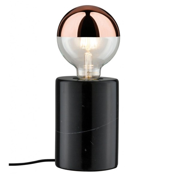 Настольная лампа Paulmann Neordic Nordin макс.20Вт E27 IP20 230В Черный Мрамор Выкл. H130мм 79600 Настольная лампа Paulmann Neordic Nordin макс.20Вт E27 IP20 230В Черный Мрамор Выкл. H130мм 79600