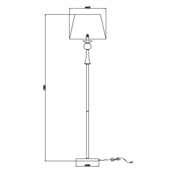 Торшер Vele Luce Percy VL1973F01 Торшер Vele Luce Percy VL1973F01