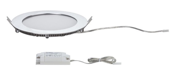 Панель встраиваемая Paulmann Premium D180мм 6.5Вт 500лм 4000K LED 230В Алюминий тертый 92717