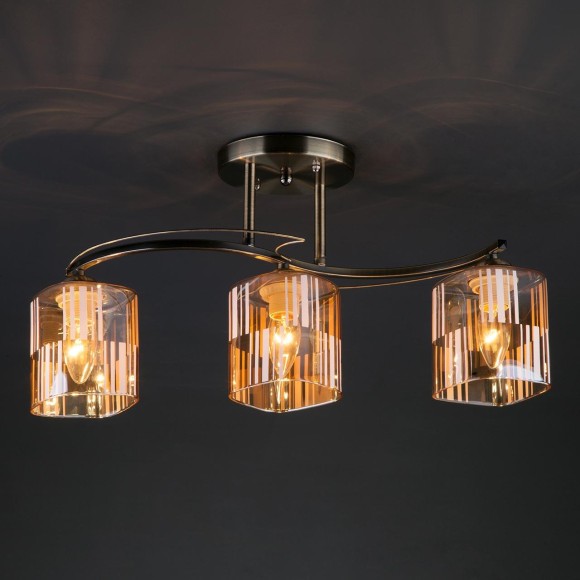 Потолочный светильник 30124/3 античная бронза