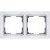 Рамка на 2 поста (белый) Werkel WL03-Frame-02-white