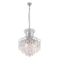 Подвесная люстра Crystal Lux Sevilia SP4 Silver Подвесная люстра Crystal Lux Sevilia SP4 Silver