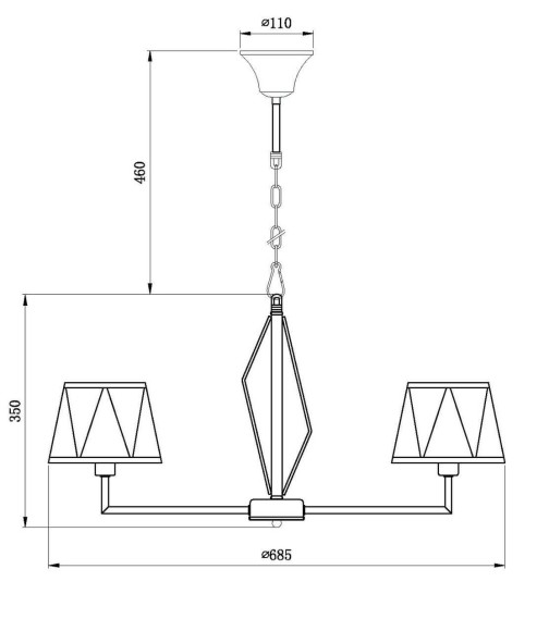 Подвесная люстра Vele Luce Si VL2191L06 Подвесная люстра Vele Luce Si VL2191L06
