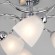 Потолочный светильник со стеклянными плафонами 30169/6 хром