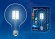 Лампа светодиодная филаментная (UL-00004861) Uniel E27 15W 4000K прозрачная LED-G125-15W/4000K/E27/CL PLS02WH