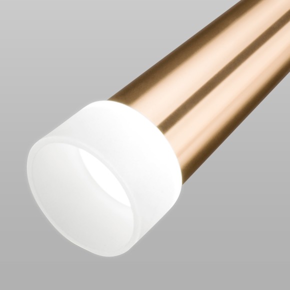 Подвесной светодиодный светильник DLR038 7+1W 4200K золото Elektrostandard