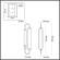 4270/10WL MODERN ODL21 507 бел/зол Настенный светильник выкл на базе LED 10W 800Лм 3000К PONTE