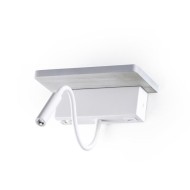 Настенный светильник-полка с подсветкой/USB Woody 3869/8WL Odeon Light