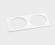 Рамка ITALLINE IT06-6016 white FR2