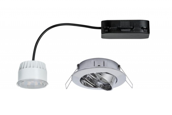 92769 Светильник EBL Coin LED 1x6,5W 51mm rund schw Chrom