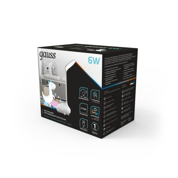 Детская настольная лампа Gauss GT7011 Детская настольная лампа Gauss GT7011