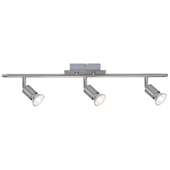 Светильник настенно - потолочный Paulmann Georgia L600мм макс.3x10Вт GU10 230В IP20 Никель мат 66708