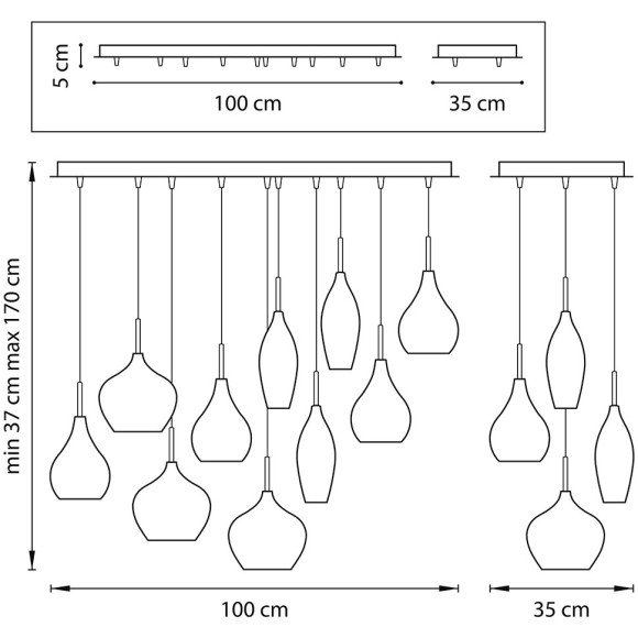 Подвес Lightstar Pentola 803125 Подвес Lightstar Pentola 803125